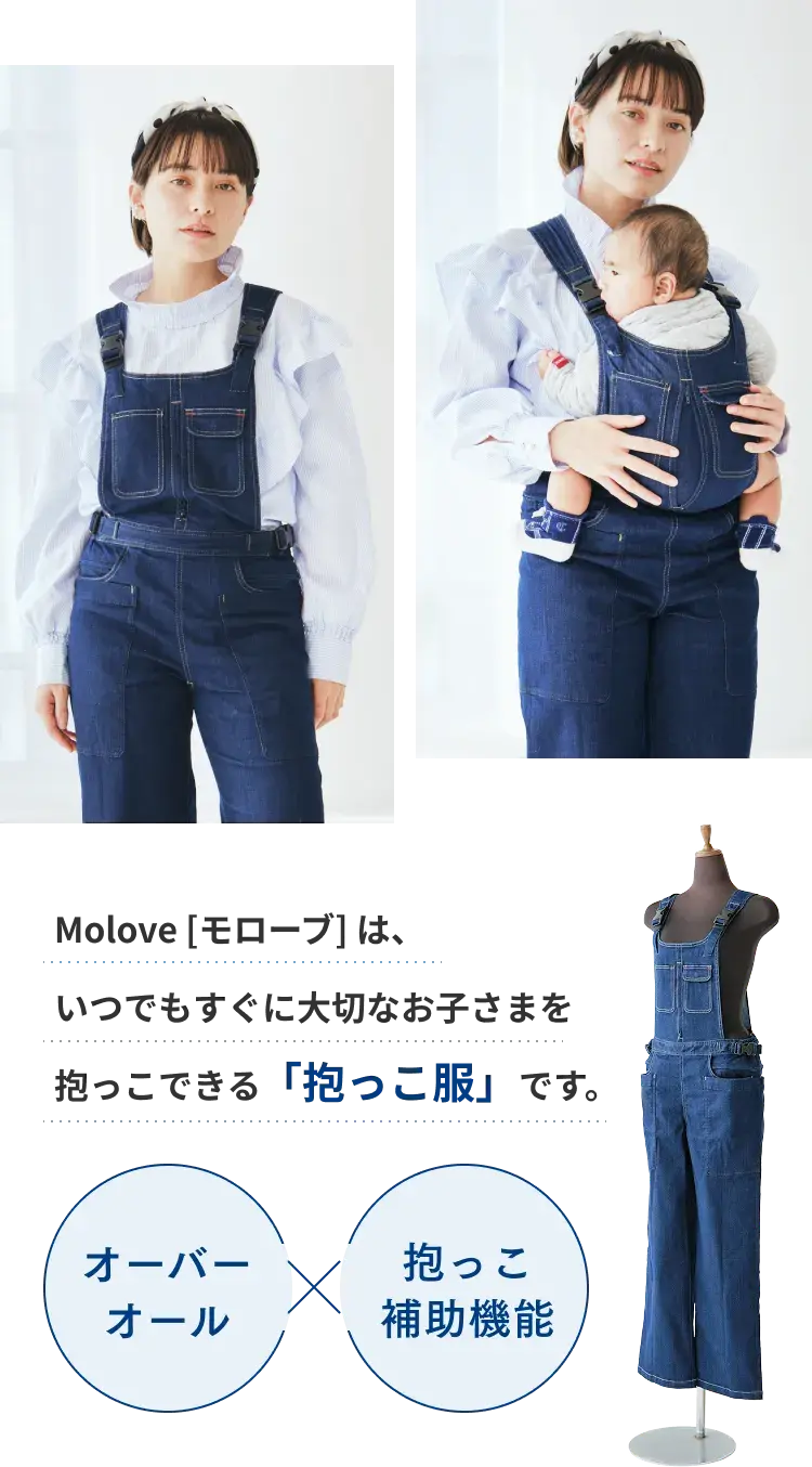 抱っこ服のMoloveが登場！